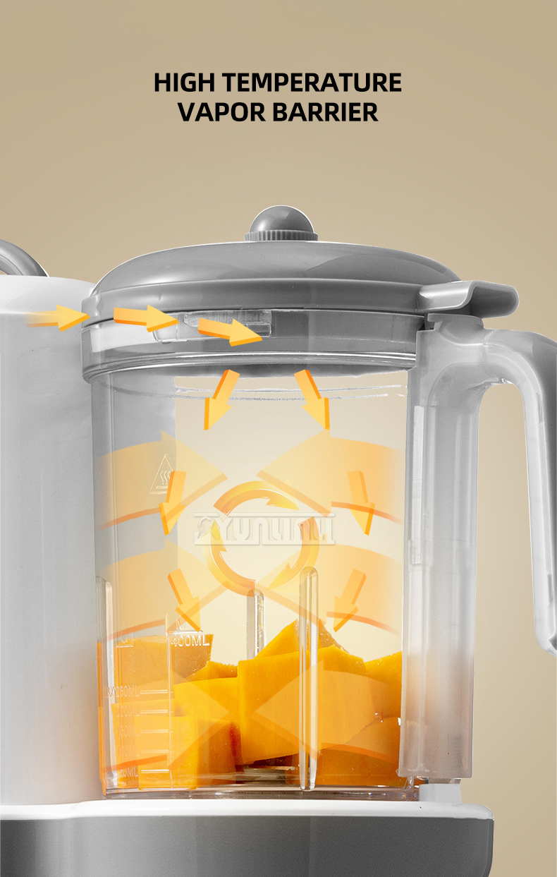 Baby Food Blender And Steamer - Licuadora de alimentos multifuncional, máquina de