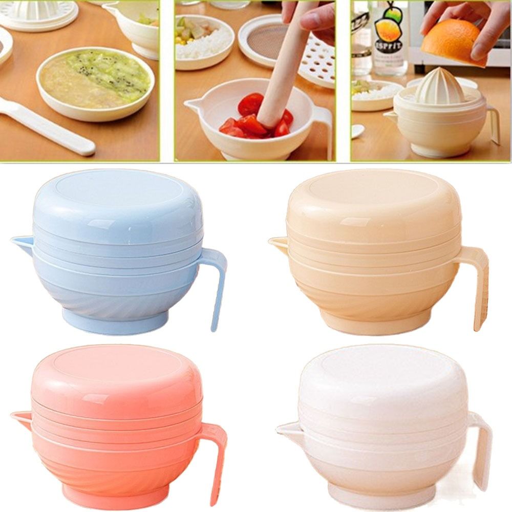 Baby Food Kit - Juego de cuencos de molienda de