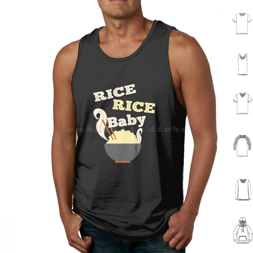 Baby Food Korea - Camisetas sin mangas de algodón con