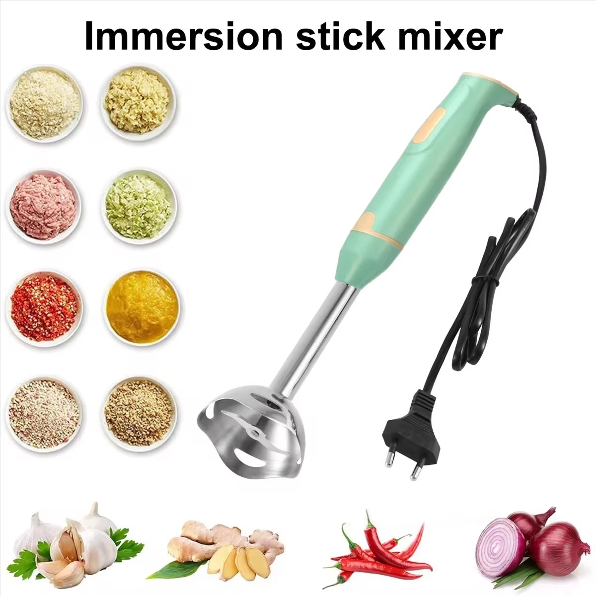 Baby Food Hand Blender - Batidora de mano eléctrica {best}Immersion para