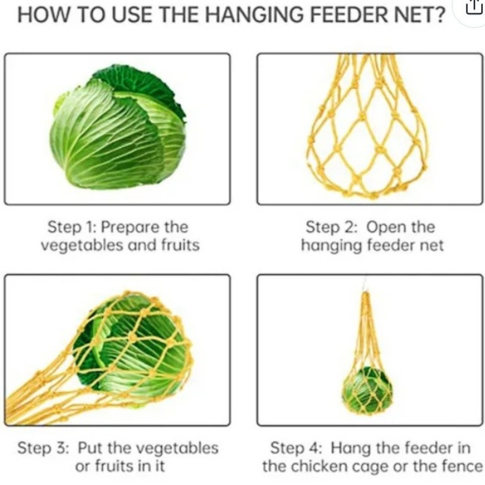 Mesh Feeder Bag - Nuevo Comedero de Nylon con Diseño