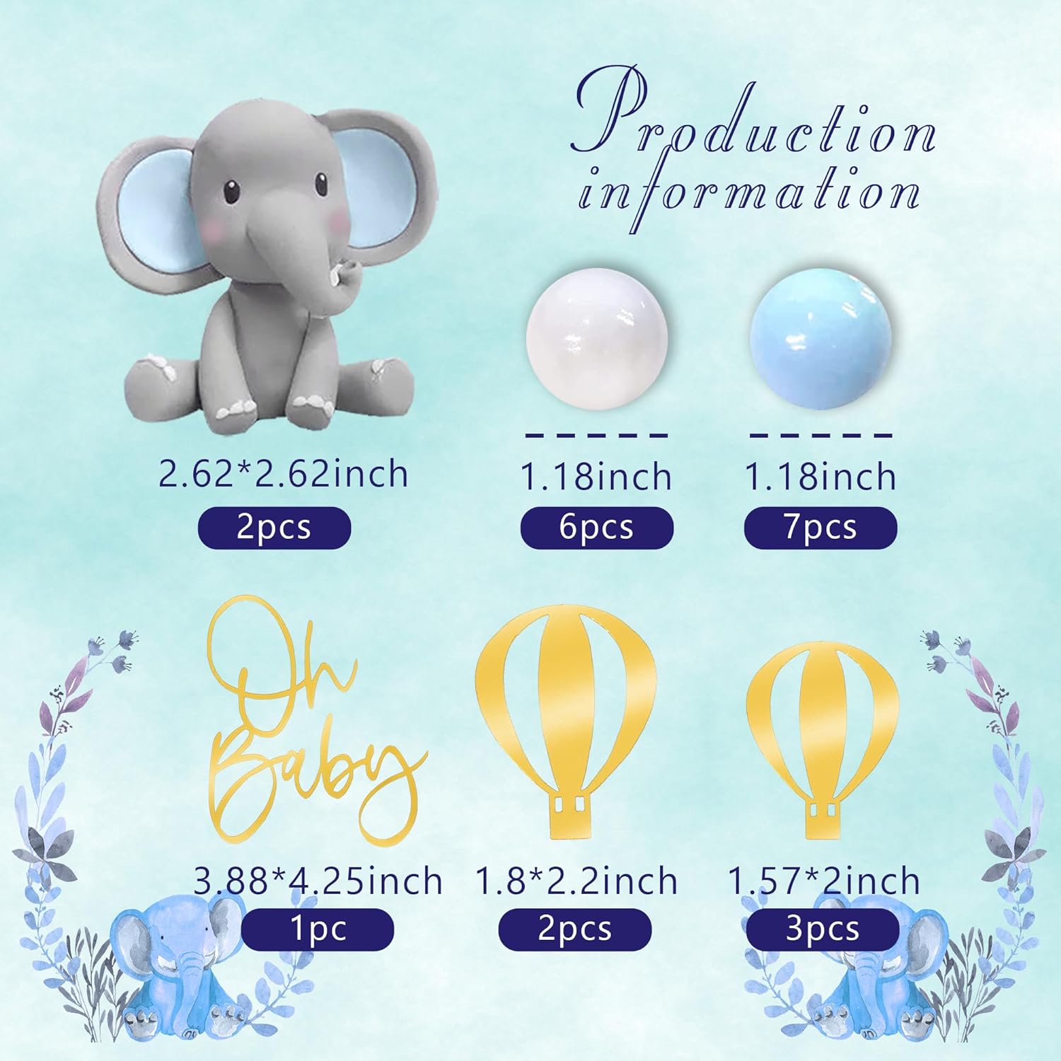 Decoración de pastel de elefan - Baby Food Ingredients reseña y precio