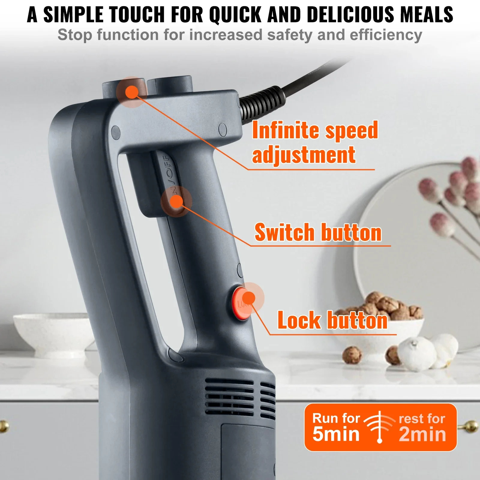 % un licuadora de inmersión co - Baby Food Hand Blender reseña y precio