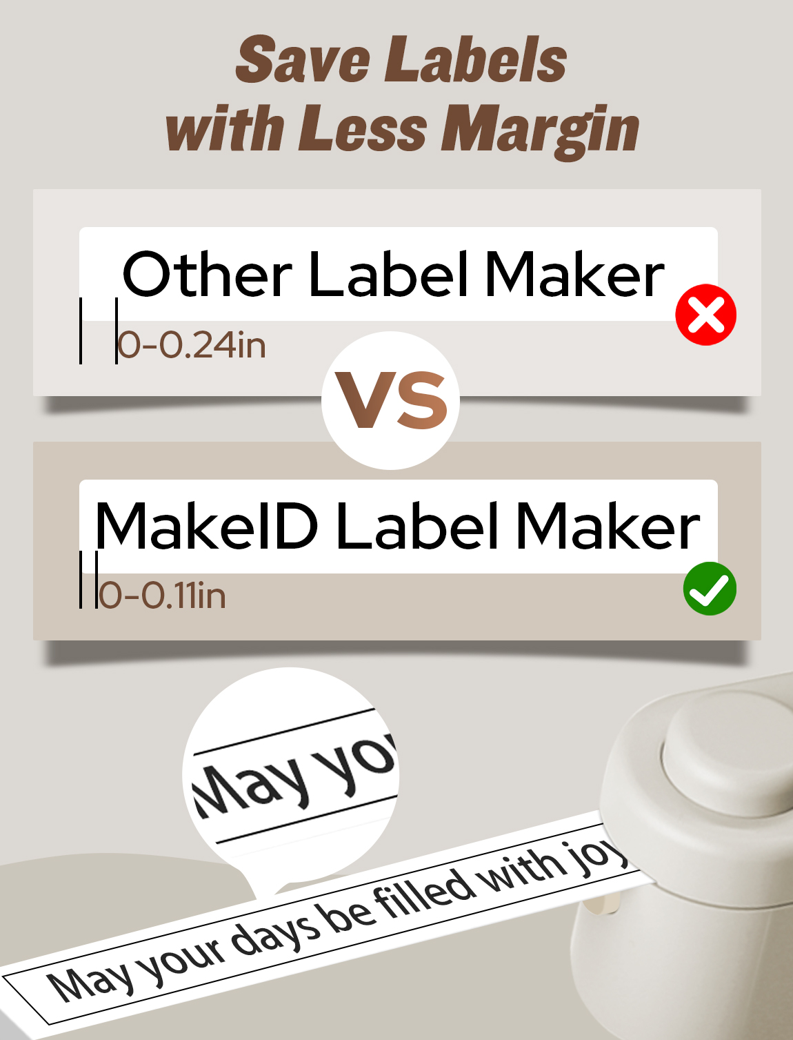 Máquina para hacer etiquetas M - Baby Food Label reseña y precio