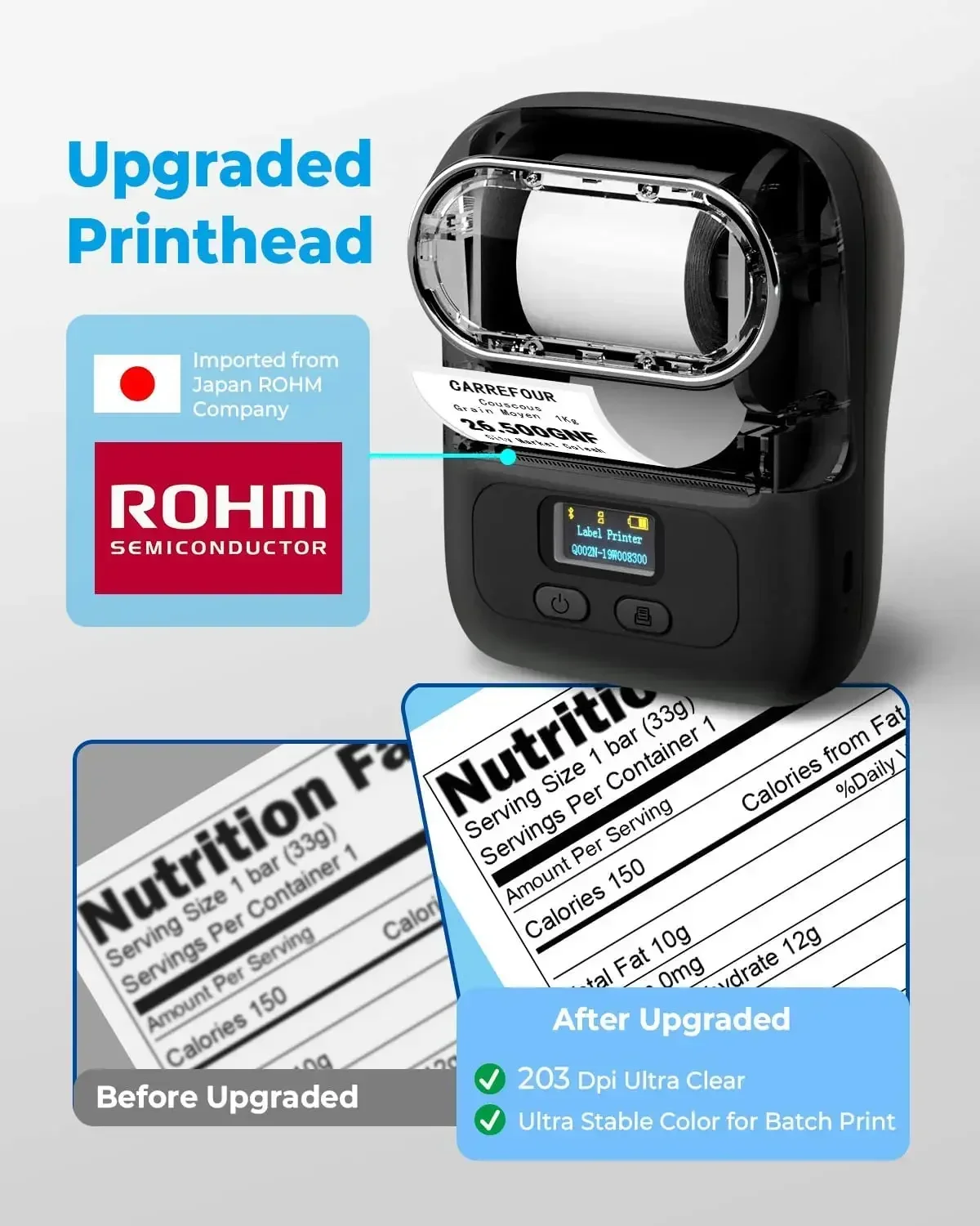 Phomemo M110 Mini impresora po - Baby Food Label reseña y precio