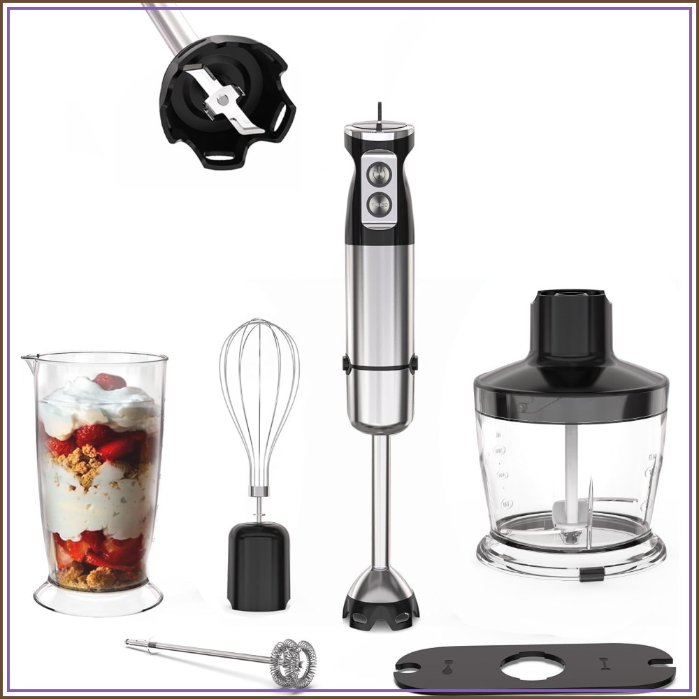 Batidora de Inmersión 5 en 1,  - Baby Food Hand Blender reseña y precio