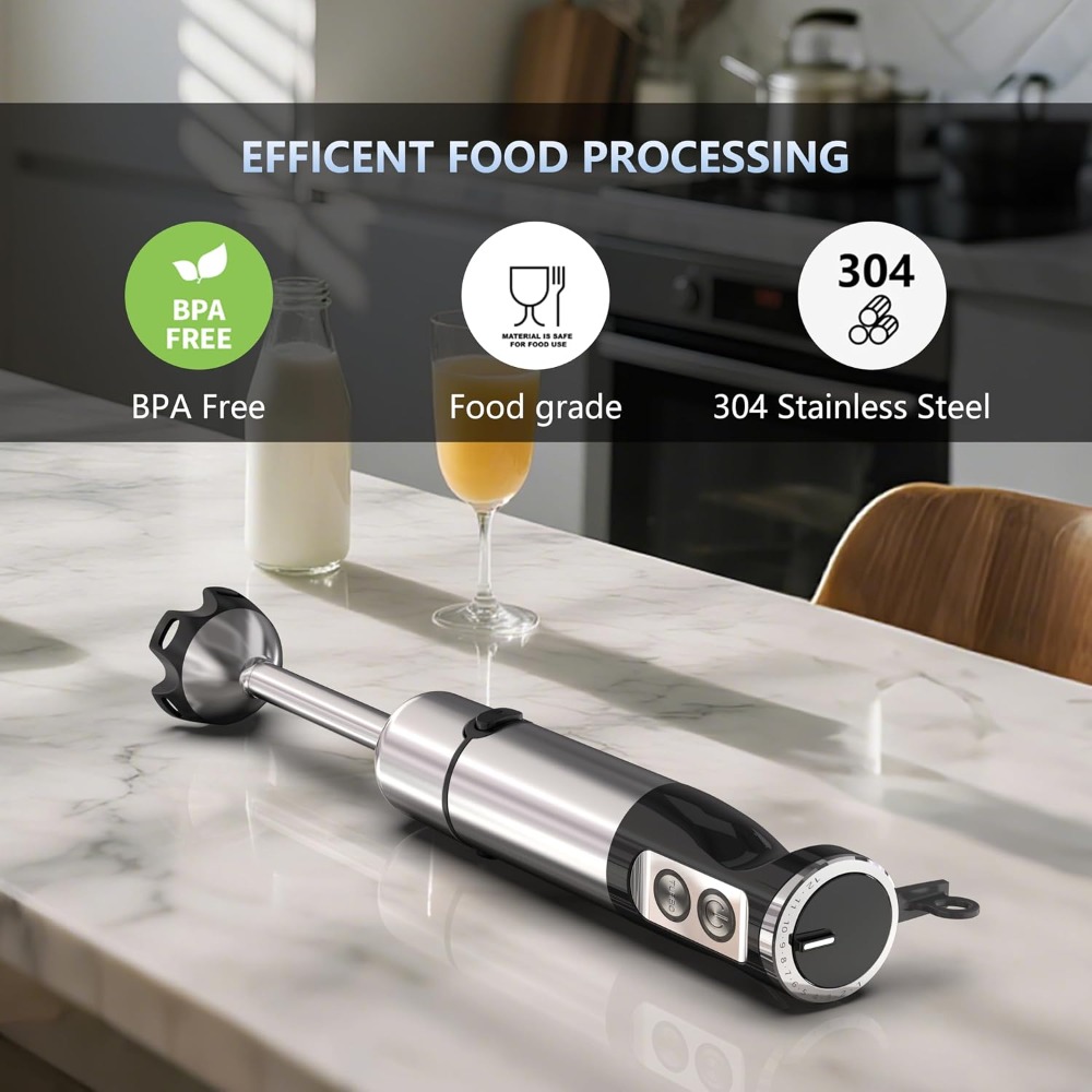 Batidora de Inmersión 5 en 1,  - Baby Food Hand Blender reseña y precio