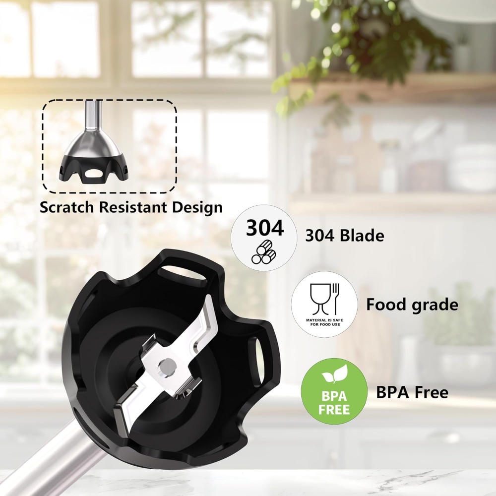 Batidora de Inmersión 5 en 1,  - Baby Food Hand Blender reseña y precio