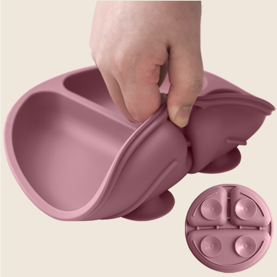 Plato de comedor de silicona c - Baby Food Kit reseña y precio