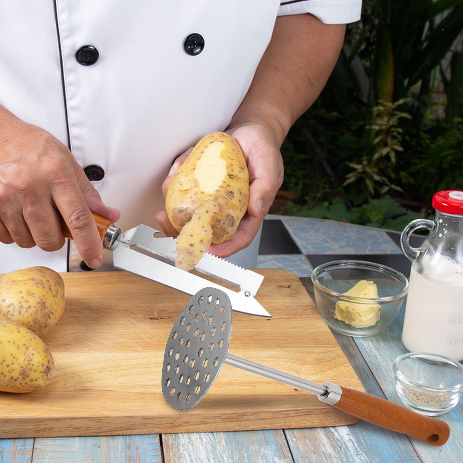 Trituradora de patatas Manual  - Veggie Baby Food reseña y precio