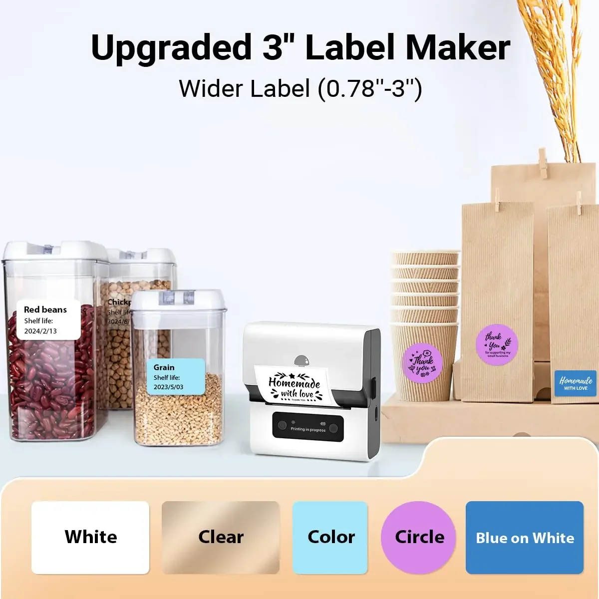 Phomemo-impresora portátil M22 - Baby Food Label reseña y precio