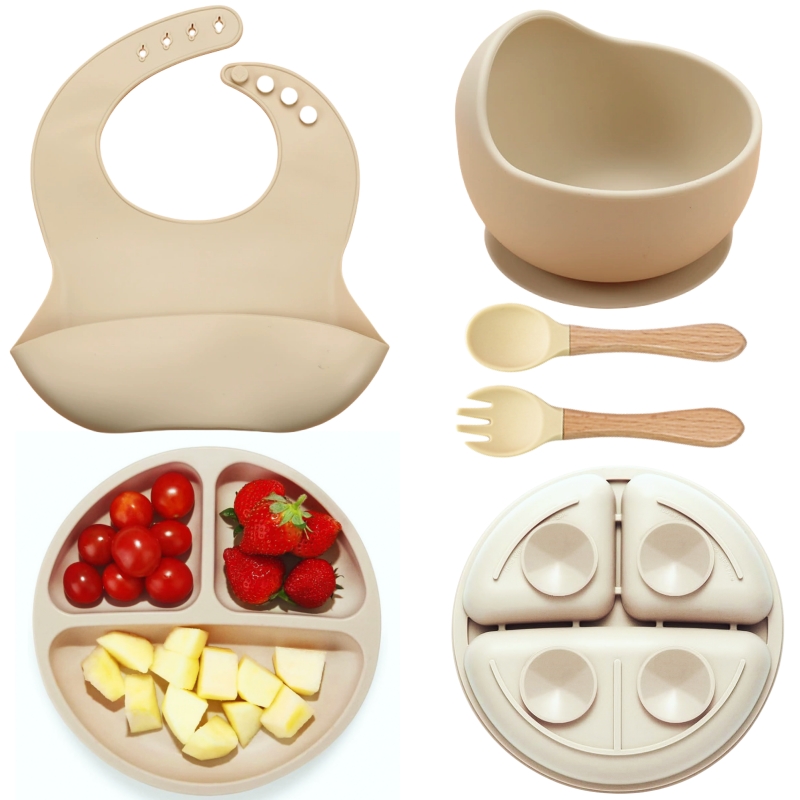 Juego de alimentación de silic - Baby Food Kit reseña y precio