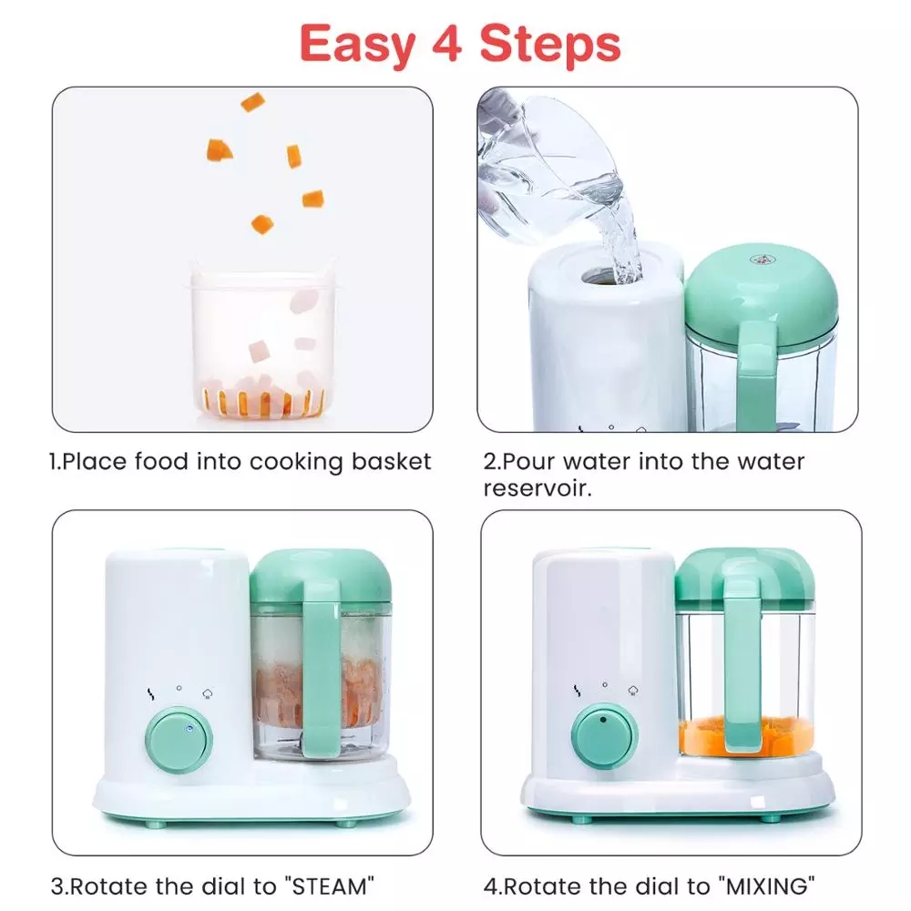 Batidora de cocina para bebés, - Baby Food Blender And Steamer reseña y precio