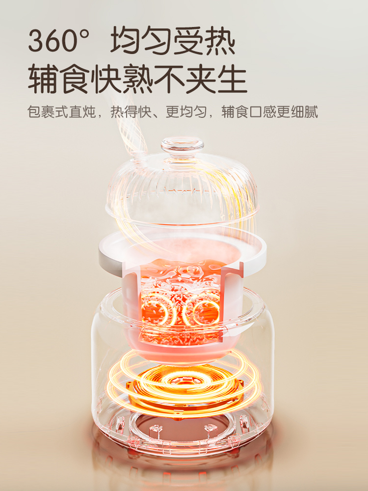 Olla BB de micropresión Jiuyan - Baby Food Stew reseña y precio