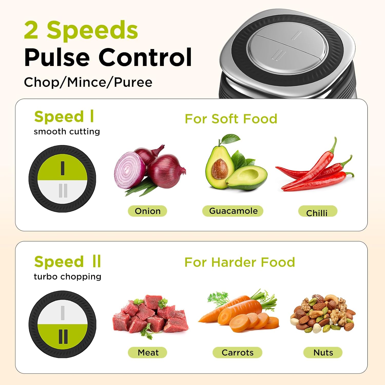 Picadora de Alimentos de 500W, - Veggie Baby Food reseña y precio
